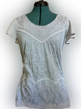 Sundance Embellished Women's Scoop Neck Top, S